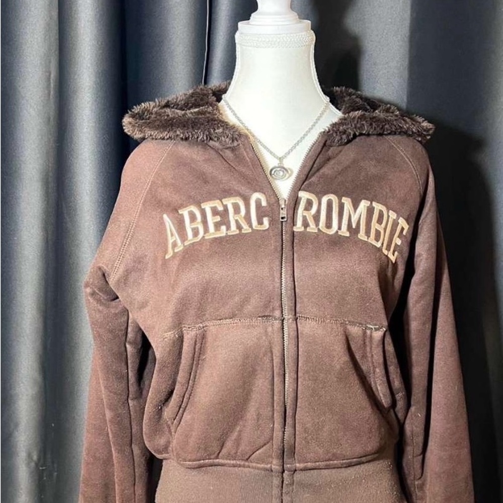 Abercrombie Fur Coat Size M